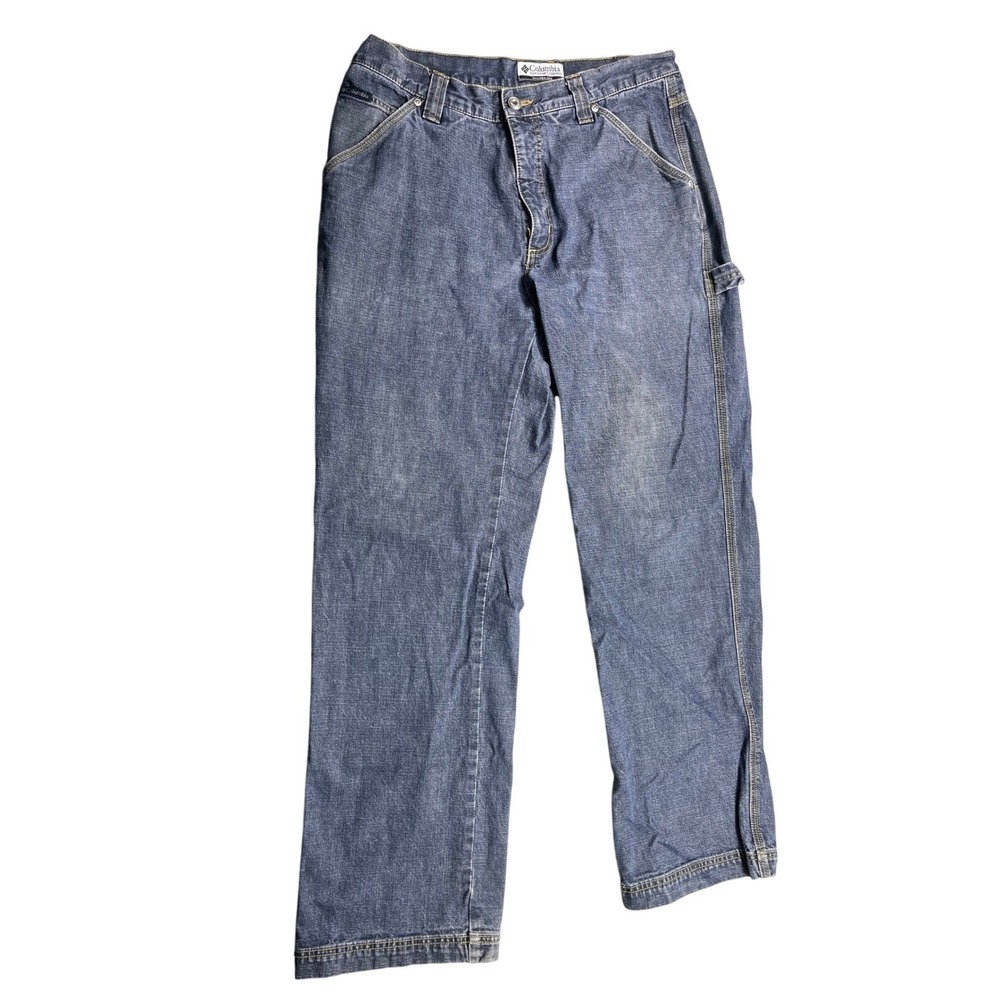 Columbia Men's Jeans Size 32 Blue Straight Leg Denim‎ Pants